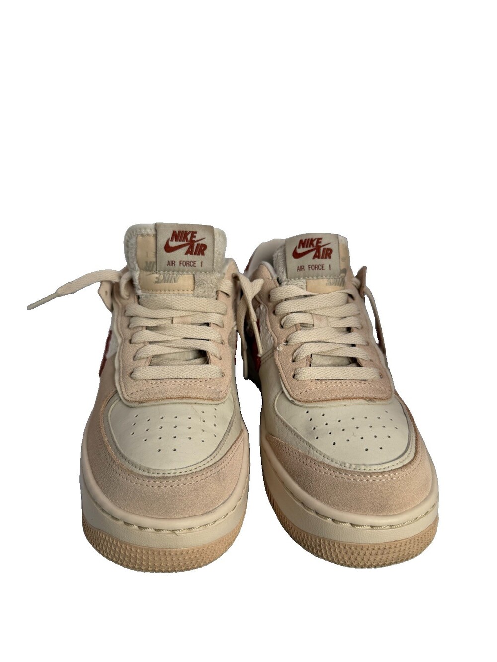Nike WMNS Air Force 1 Shadow Shimmer Sanddrift Mars Stone Pink Red DZ4705-200